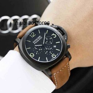 Bekijk High Mens Quality Watch Designer Watch Classic Men Watches lederen waterdichte chronograafbedrijf 0L8M