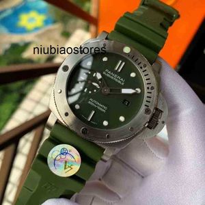 Bekijk High Mens Quality Watch Designer Watch Automatische mechanische sluipende serie Militaire groene 45 mm Frosted Fine Steel SR46