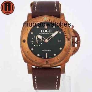 Bekijk hoogwaardige designer luxe horloges voor heren mechanisch polshorloge Lichtgevende beweging 47 mm Pam S6pq