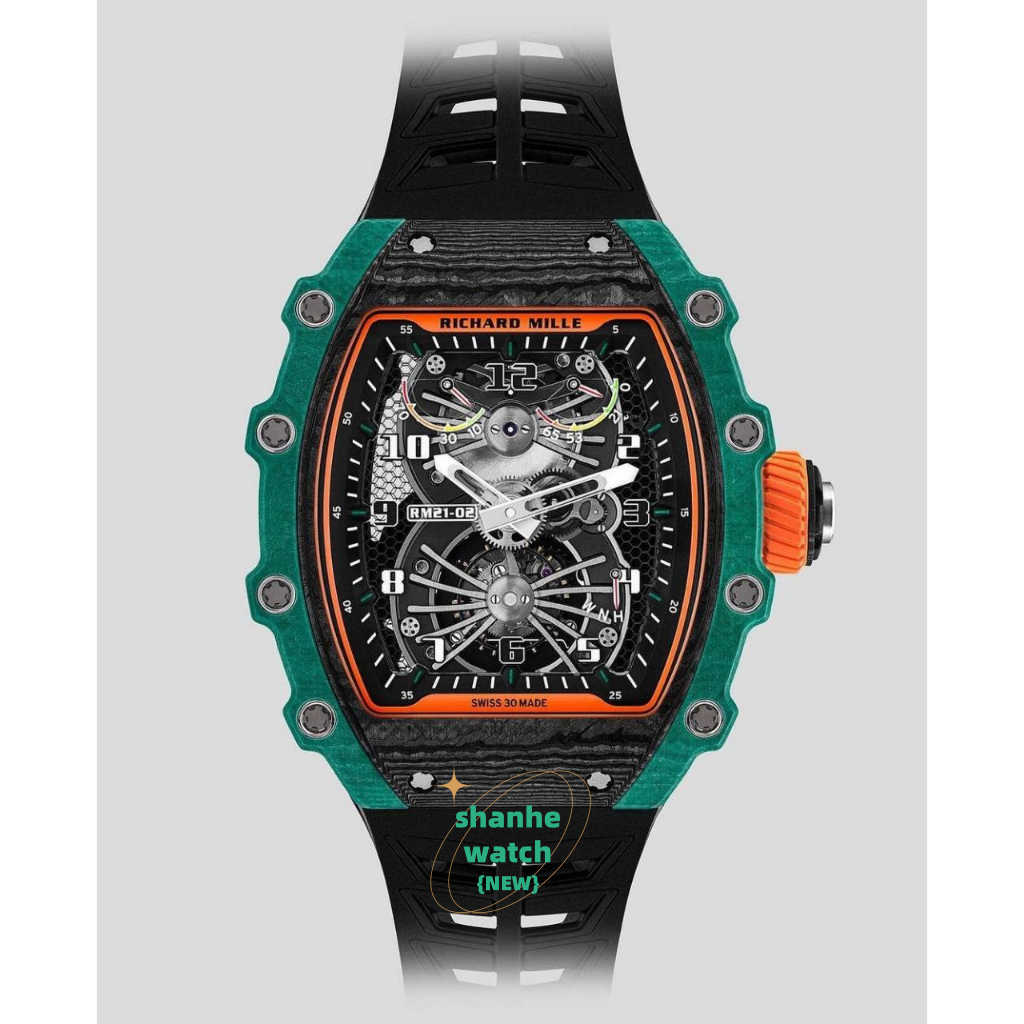 Bekijk hoogwaardige herenhorloges Designer mechanisch horloge Luxe RM21-02 Carbon