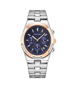 Bekijk luxe designer horloges in het buitenland groothandel mannen mode roestvrij staal 41 mm zakelijke hand voor waterdichte lichtgevende hbto