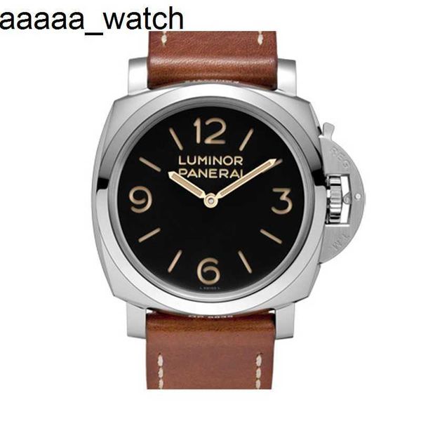 Reloj de lujo Panerass 2024 Mecánico 69300 Pam00372 Hombres con diámetro 47 mm Relojes de pulsera impermeables Diseñador Marca de moda Acero inoxidable