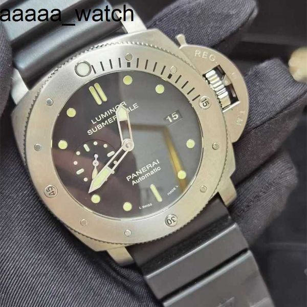 Reloj de lujo Panerass Designer 2024 Relojes de pulsera 47 mm Buceo Pam00305 Automático Mecánico Impermeable Acero inoxidable Movimiento de alta calidad