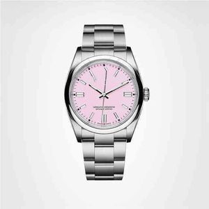 Bekijk luxe horloges voor heren Candy Series Commerciële 3-naalds mechanische stalen band-polshorloges