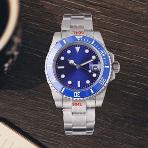 horloge mannelijke heren automatische mechanische horloges 40mm glide lock roestvrijstalen bezel saffierglas horloge super lichtgevende waterdichte horloges designer mannen