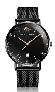 Montre, hommes, Jane, mouvement à quartz, rond, bracelet en acier, boîtier en alliage, verre, mode, élégant, romantique, cool, petit cadran, ciel étoilé, calendrier