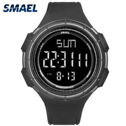 Montre hommes mécanique automatique SMAEL montres militaires S résistant aux chocs relogio masculino 1618 montres numériques étanches 2715