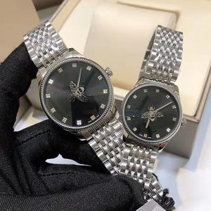Horloge Heren 38 mm Dames 28 mm Zakelijke horloges Hoge kwaliteit luxe designer roestvrijstalen quartz-batterij waterdichte horloges