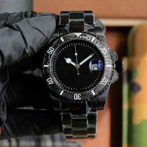 Montres de créateurs pour hommes automatique mécanique 8215 mouvement 40mm haute qualité en fibre de carbone anneau bouche affaires étanche montre-bracelet montre de luxe