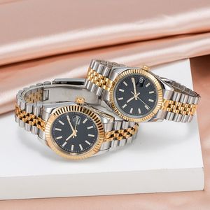 Montre AAA pour hommes, montres mécaniques automatiques, bracelet en argent, verre saphir, entièrement en acier inoxydable, étanche, montres en or pour dames