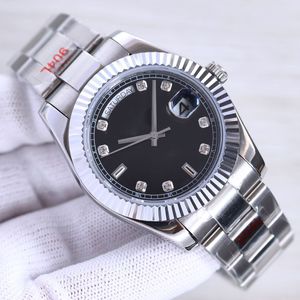 Reloj Reloj para hombre 40MM Relojes mecánicos automáticos para hombres Relojes de pulsera de moda Reloj de pulsera de diseñador para mujer Montre de luxe Calendario doble