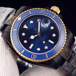 Horloge Herenhorloge Zwart horloge Automatisch Mechanisch uurwerk 40 mm Waterdicht Klassiek polshorloge Saffier Montre De Luxe