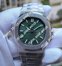 Watch of Men U1f Factory Verde Dial 40mm CAL324 Movimiento automático 5711 Sport Wall Wristwatches Diving Super Luminoso Increíble S6765243