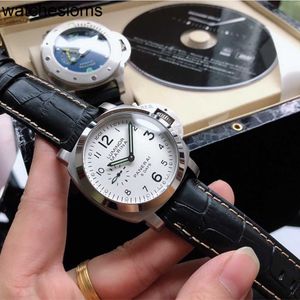Bekijk Panerass Mens Luxury voor mechanische Zwitserse automatische beweging Sapphire Mirror 44mm geïmporteerd lederen horlogebandmerk Italië Sport Polshipes 8Z33