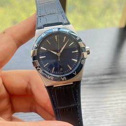 Reloj Premium 41MM Reloj para hombre Negro Verde Azul Paquete de cinturón bisel con anillo superior que muestra la marca del tacómetro