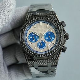 Mira el movimiento de cuarzo Men pulsera 42 mm de acero inoxidable 904L Business Wristwatch Montre de Luxe Sports Casual Bracelet Designer Watches Festival Festival