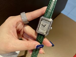 Bekijk Quartz Womens horloges 34 mm zilveren polsband waterdicht alle roestvrijstalen polsband modeontwerper polshorloge chan10