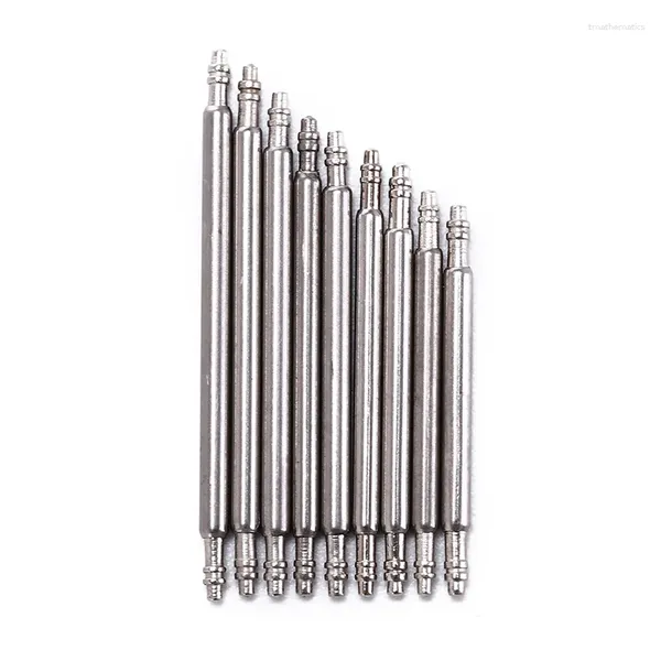 Kits de reparación de relojes 1.5 mm 20pcs Band de acero inoxidable La barra de resorte de la barra de resorte Pins de enlace 16 17 18 19 20 21 22 24 mm de metal