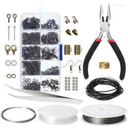 Horloge Reparatie Kits 10 Raster Sieraden Kralen Draad Gereedschap Kreeft Gesp Handgemaakte DIY Ketting Materiaal Combinatie Hand Tang Set