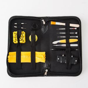 Kits de r￩paration de montres 13pcs outils outils de d￩m￩nagement barre de ressort PRY Tournevis ￠ anneau d'horloge horloge de montres d'outils