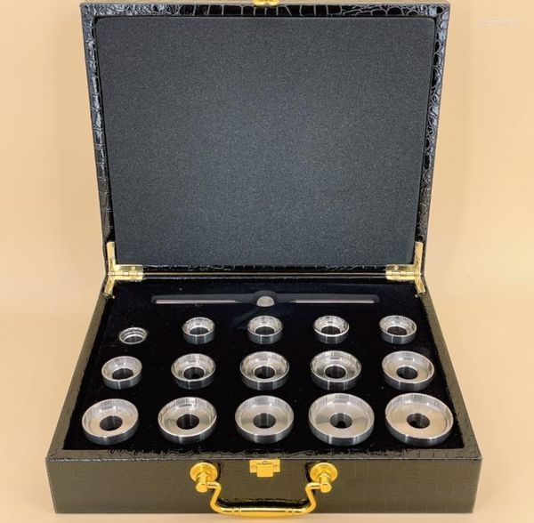 Kits de réparation de montres 15 tailles d'ouvre-boîte arrière en acier inoxydable pour l'ensemble/Kit d'outils de retrait Bre
