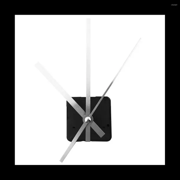 Kits de reparación de relojes, 1 Juego de mecanismo de reloj de pared silencioso de cuarzo DIY, Kit de movimiento Central para maquinaria, reloj de barrido de mesa, mecanismo de relojería