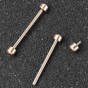 Kits de réparation de montre 2 pièces vis Tube sangle connexion tige d'oreille barre à ressort lien goupille outils de suppression (Rose 16 MM diamètre intérieur)