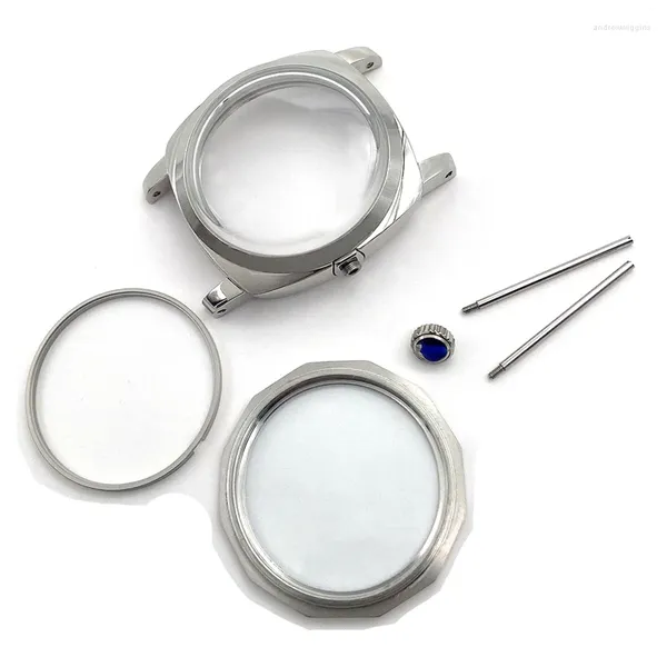 Kits de réparation de montres, boîtier poli en acier inoxydable 316L de 47Mm pour pièces de mouvement Seagull ST3600, adapté à ETA 6497 6498