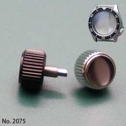 Horlogereparatiesets 7,0 mm SKX007 kroon roestvrijstalen accessoires onderdelen voor SKX 42,5 mm behuizingen SKX009 SKX013 Samurai NH35 NH36-beweging