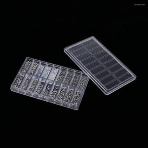 Kits de réparation de montres 900 pièces minuscules lunettes de soleil vis écrous pour lunettes ensemble d'outils non seulement pratique mais aussi rentable