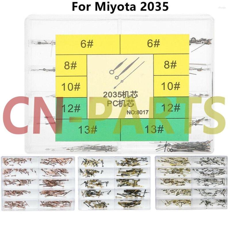 Kits de réparation de montres Kit d'assortiment d'aiguilles d'aiguilles en alliage pour le mouvement Miyota 2035