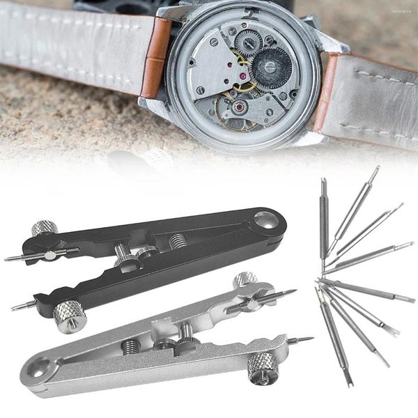 Kits de réparation de montres, pinces à Bracelet avec 8 pointes, norme 6825 de barre à ressort, ajusteur de sangle, ensemble d'outils de retrait