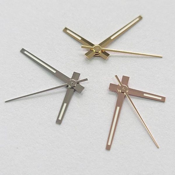 Kits de réparation de montres or NH36 aiguilles vertes pointeur lumineux NH35 pour aiguille de mouvement 4R 7S