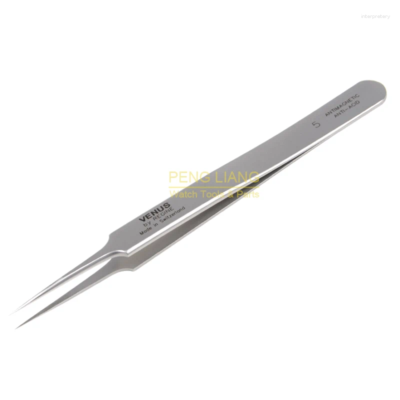 Watch Repair Kits Original 5# Tweezer For Watchmaker Biology Laboratory Anti-magnetic Anti-acid Tools