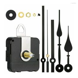 Kits de réparation de montre pendule métal mécanisme de mouvement d'horloge à Quartz silencieux-remplacement de pièces de bricolage avec accessoires de pointeur