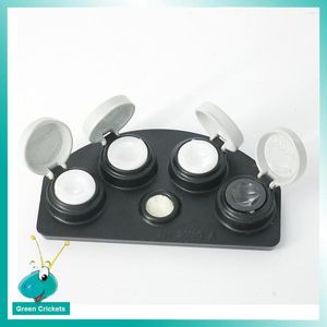 Watch Repair Kits Quality Oiler Dish Stand 4 Oil Dip Tools With Cover For Watchmakers