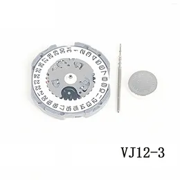 Horlogereparatiesets Quartz-uurwerk VJ12 Datum op 3/6 VJ12B Onderdelen met drie wijzers