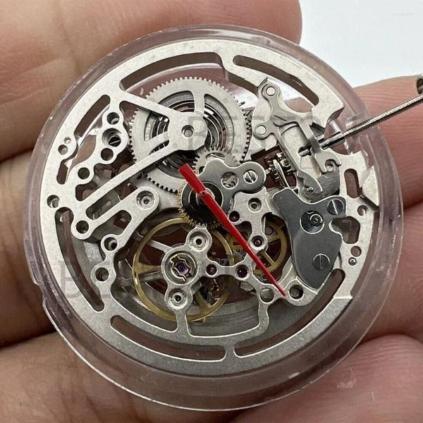Kits de réparation de montres Seagull TY2809, argent, mouvement squelette mécanique automatique fabriqué en chine