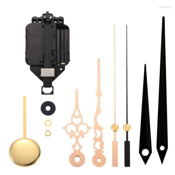 Kit di riparazione per orologi Strumenti Meccanismo di movimento dell'orologio a pendolo al quarzo fai-da-te Kit con 2 paia di parti di ricambio per parti di mani diverse Deli22