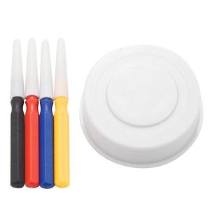 Kits de réparation de montres Outils Oiler Set Outil d'horloger 1 tasse d'huile 4 stylo costume pour kit de taille différente