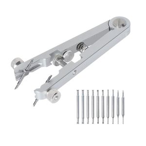 Bekijk reparatiepakketten Tools Spring Bar PLIER TROG SET MET DUURBARE 10 TIPS PINS VOOR POLSELBANDS RANDEN RANTREPEN VERWIJDERING FIX KIT