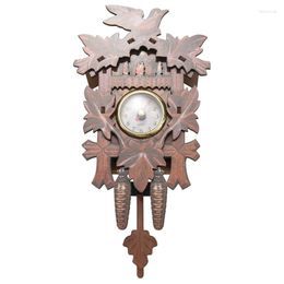 Horloge Reparatie Kits Vintage Home Decoratieve Vogel Wandklok Opknoping Hout Koekoek Woonkamer Slinger Ambachtelijke Kunst Voor Huis (brow