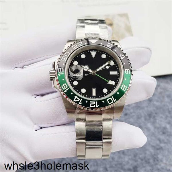 Reloj Rolaxs Reloj mecánico automático de Lujo para Hombres Esfera clásica de Lujo Cabeza Izquierda Calidad AAA Hebilla Plegable Impermeable Cristal de Zafiro Estrella Elección de Moda