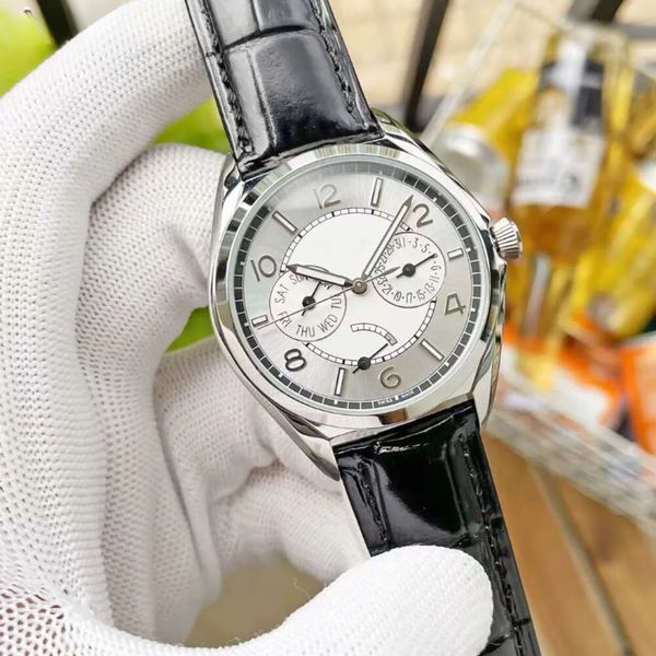 Série de montre masculine Mouvement multifonctionnel Top Fine Steel Case Warmainmituiship Exquise Perfect Détails Original Budle Sports Leisure Busines