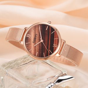 Regarder Set Femmes Rose Gold Water Drill Bracelet Bijoux Loes Watch Woards Women Hour Casual Hour Quartz Horaires de bracelet