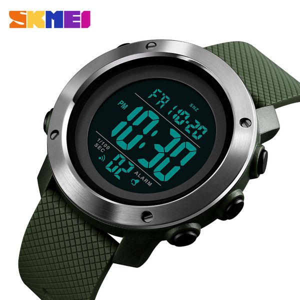 Mira Skmei Men Sport Luxury Brand de Luxury 5bar Waterproof Watches Montre despertador Moda de moda Digital Relogio Masculino 1426