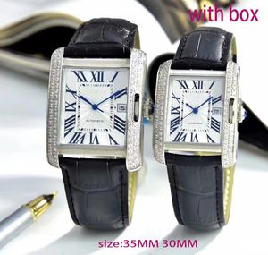 Reloj Cuadrado Reloj de diseño Reloj de diamantes Tamaño 35X45 30X39 Reloj con movimiento automático Reloj de marca Reloj de alta calidad Reloj de moda Relojes deportivos