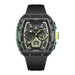 Bekijk Star Platinum Jue New Sports Mens Watch Waterproof Square Watch Multifunctional Watch Glow in the Night