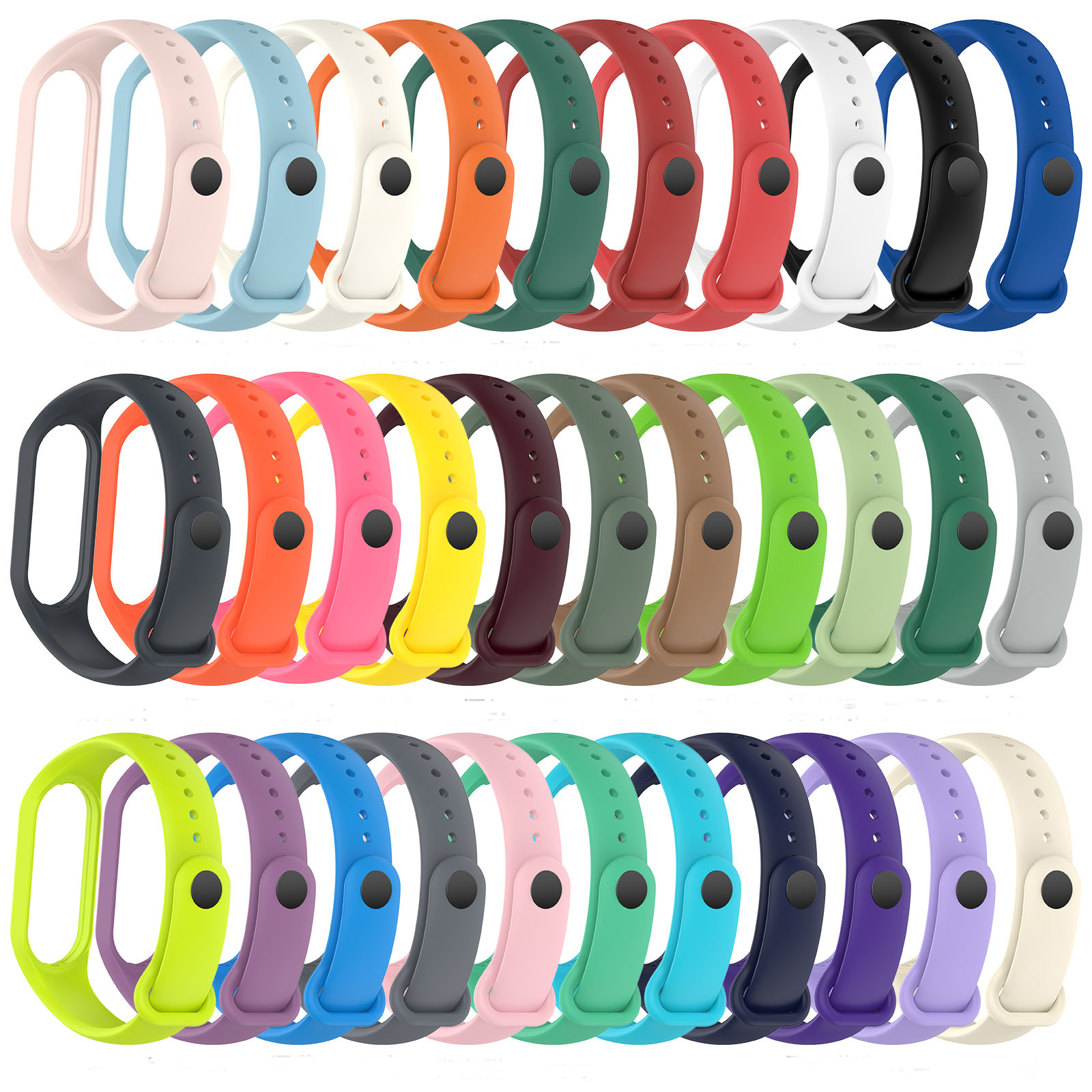 Horlogeband voor Xiaomi Mi Band 7 7NFC 6 5 Polsband Siliconen Armband Polsbandjes MiBand 5 6 band7 band6 Smartwatch Accessoires