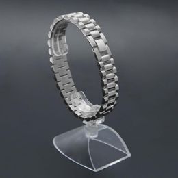 Bracelet de montre lien Bracelet 22 5 cm 1 5 cm en acier inoxydable couronne président Style réglable hommes Hip Hop Bracelet Cool Gift258C